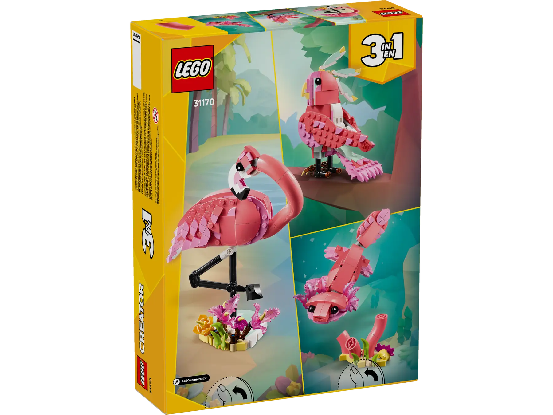 Lego Wild Animals: Pink Flamingo (31170)