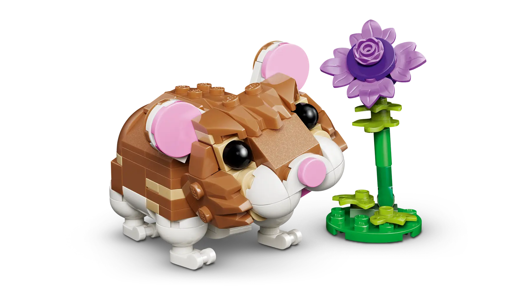 Lego Cute Hamster with a Flower  (31376)