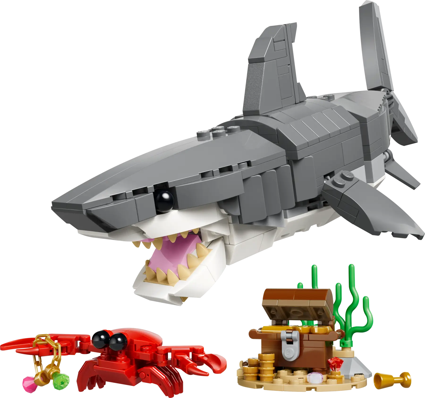 Lego Fierce Shark with a Treasure Chest (31381)