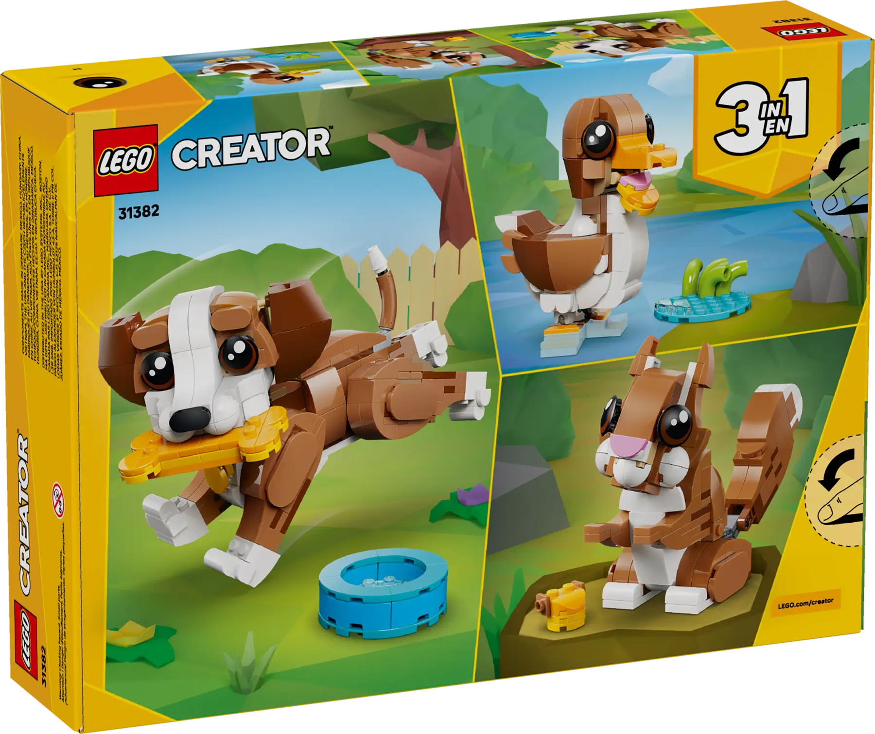 Lego Cute Animals: Playful Puppy Dog (31382)