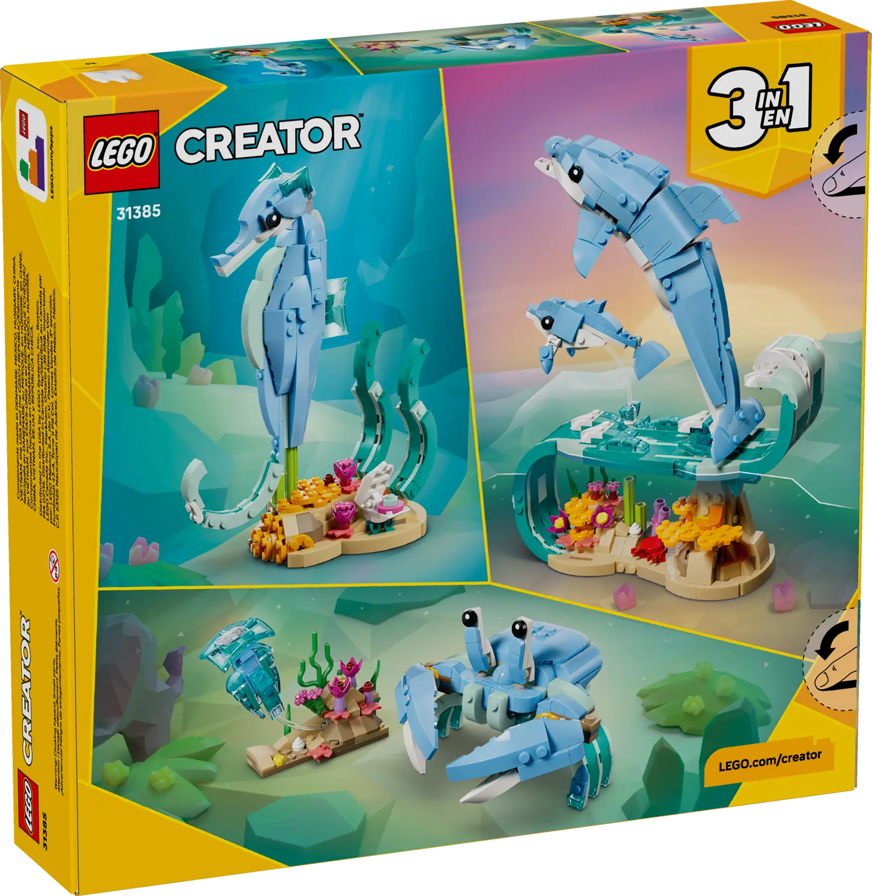 Lego Sea Animals: Beautiful Dolphins (31385)