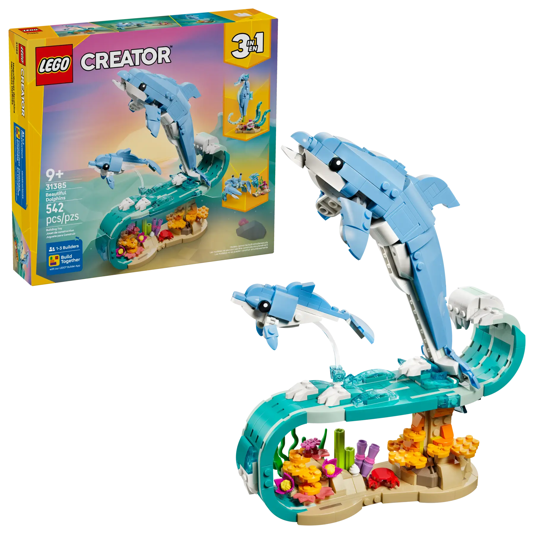 Lego Sea Animals: Beautiful Dolphins (31385)