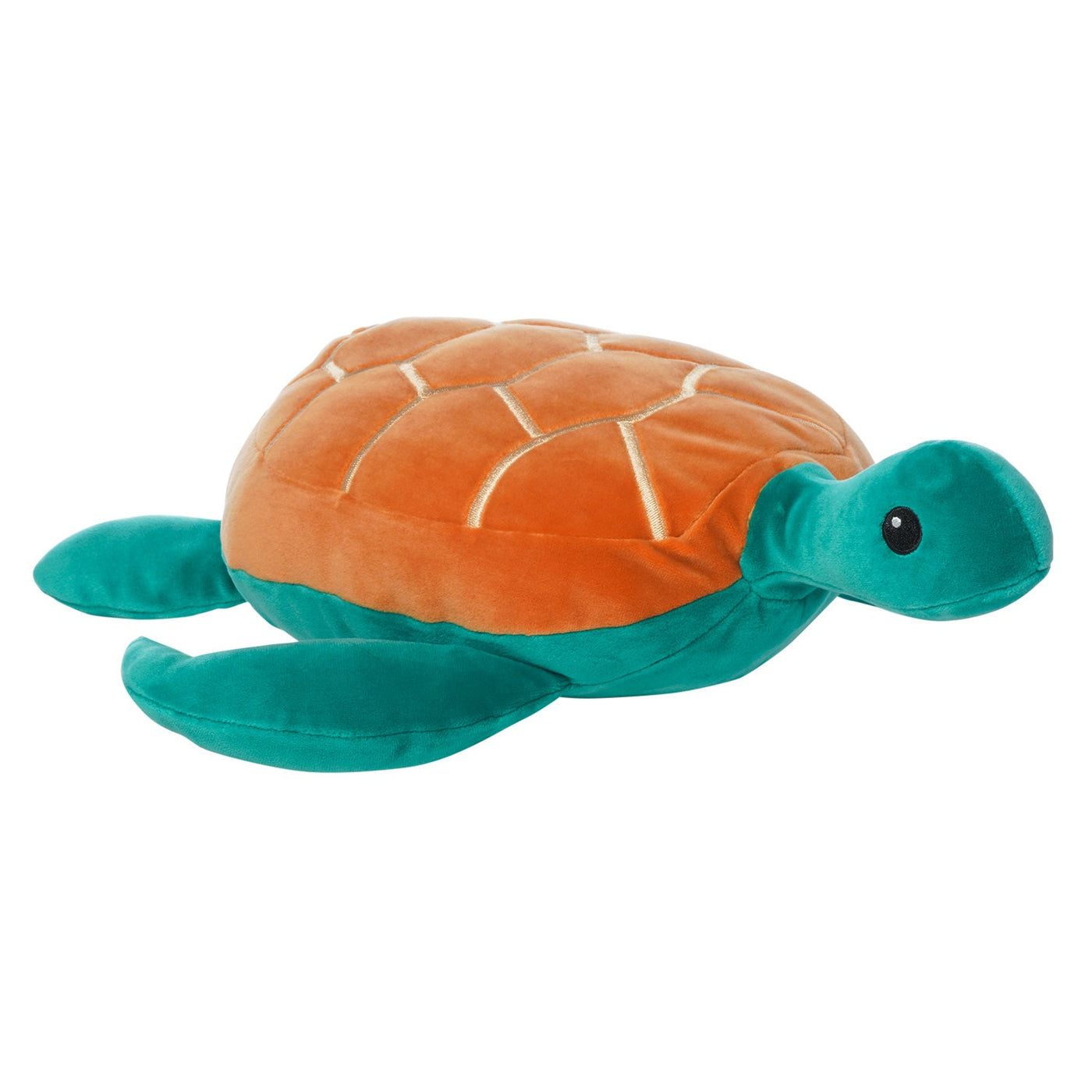 Manhattan Toy Salty Sea Turtle Velveteen 14.5" – Ultra-Soft Stuffed Ocean Plush