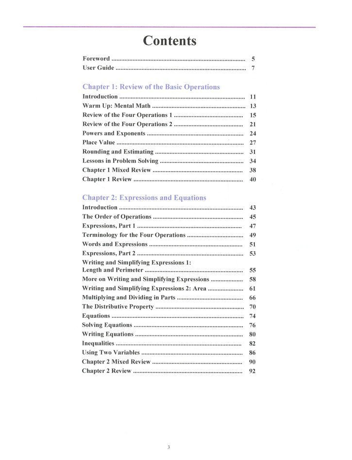 Math Mammoth Grade 6-A Worktext – Canadian Version