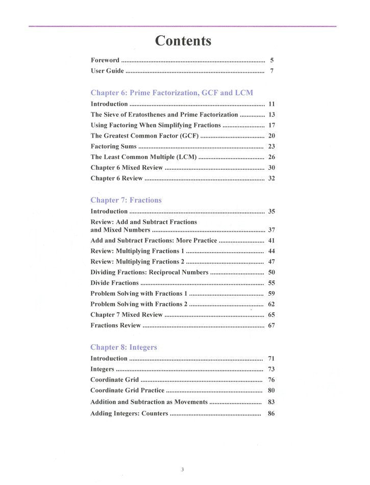 Math Mammoth Grade 6-B Worktext – Canadian Version