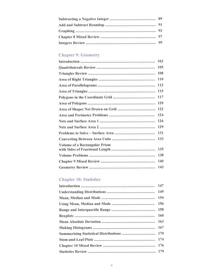 Math Mammoth Grade 6-B Worktext – Canadian Version