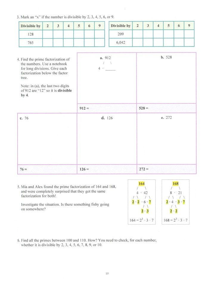Math Mammoth Grade 6-B Worktext – Canadian Version