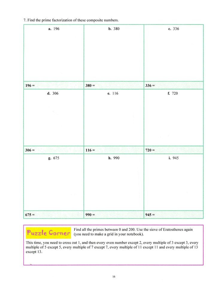 Math Mammoth Grade 6-B Worktext – Canadian Version