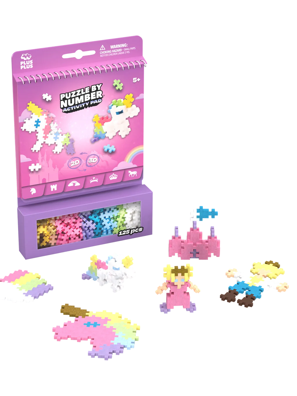 Plus-Plus Puzzle By Numbers Activity Pad - Fairy Tale