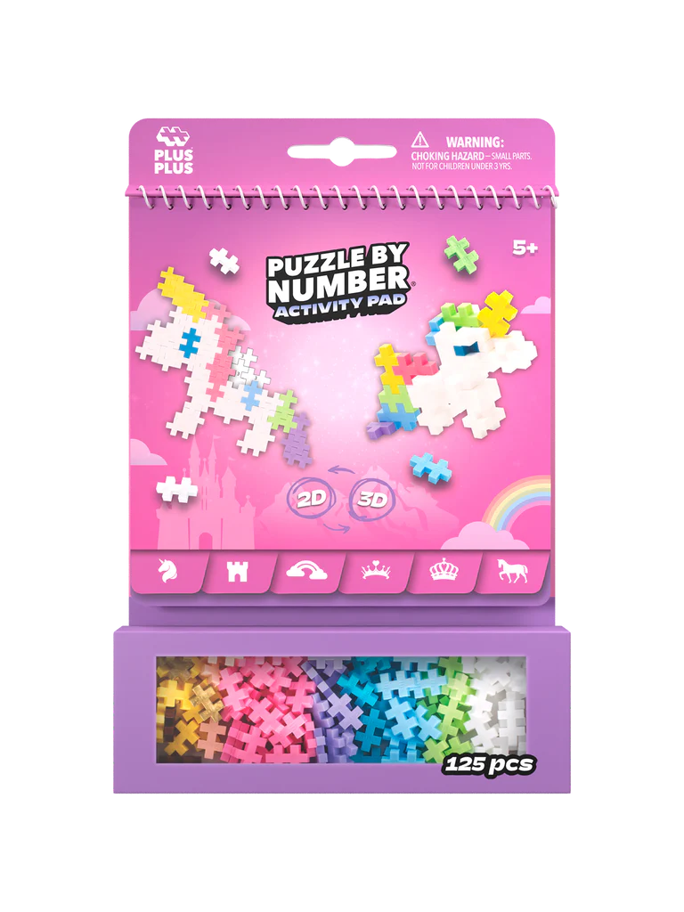 Plus-Plus Puzzle By Numbers Activity Pad - Fairy Tale