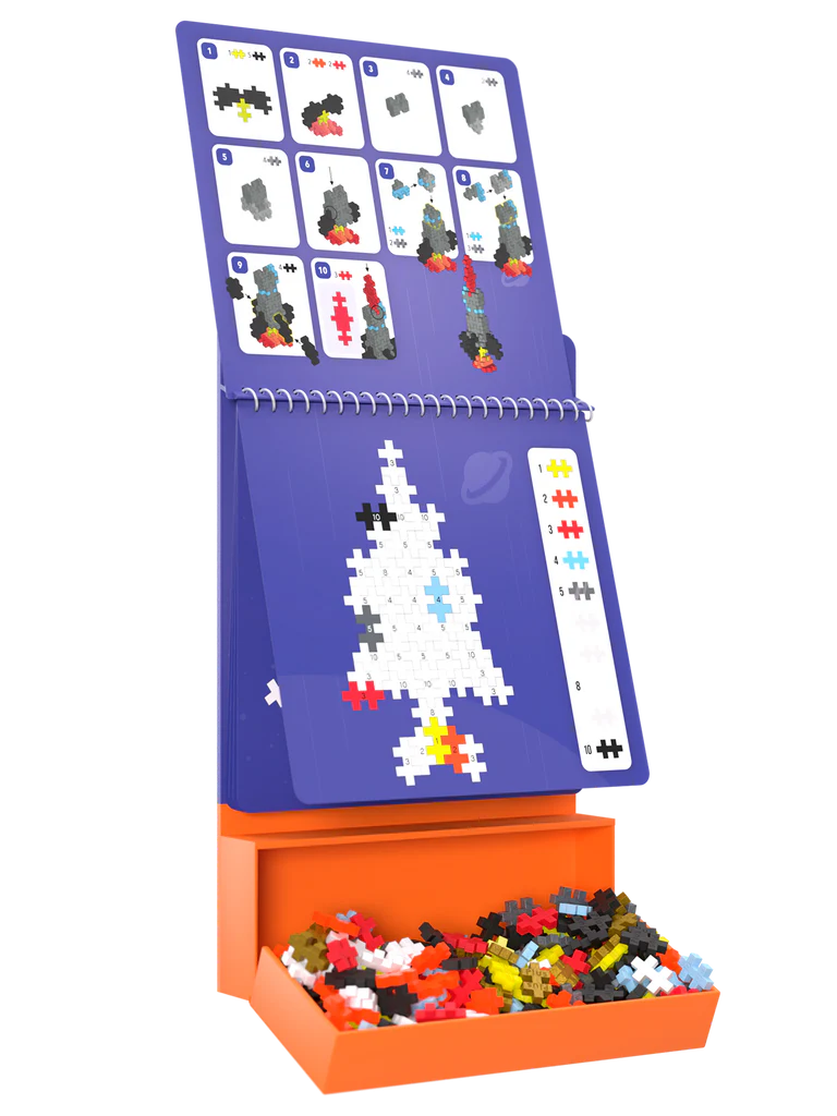 Plus-Plus Puzzle By Numbers Activity Pad - Space