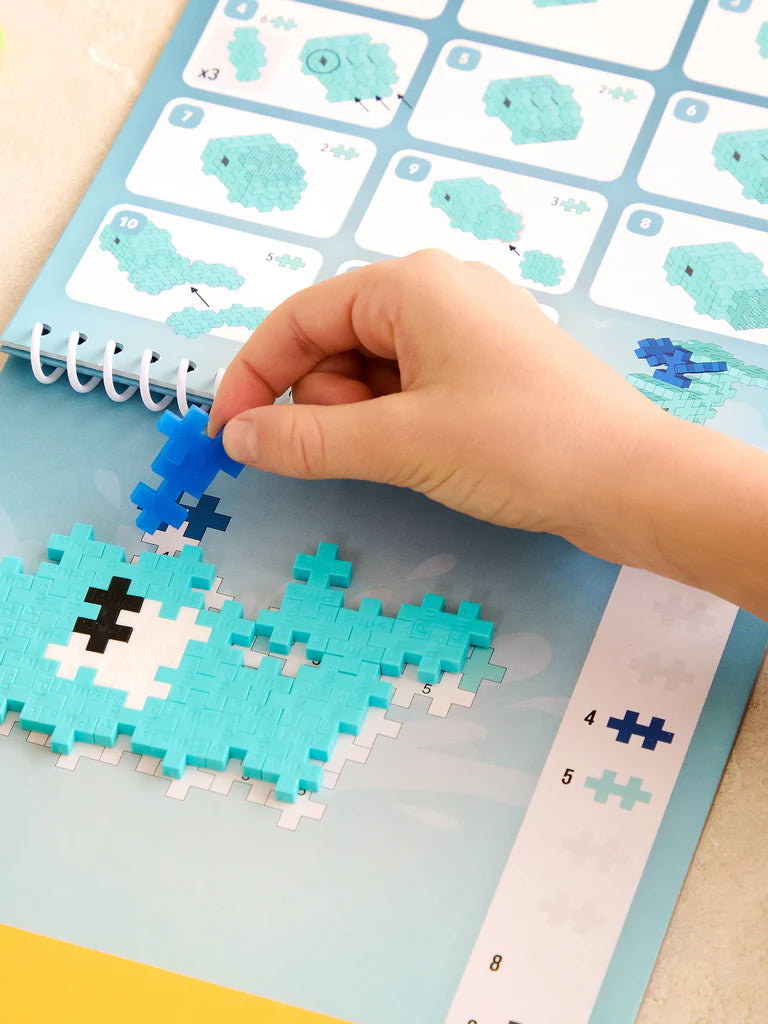 Plus-Plus Puzzle By Numbers Activity Pad - Ocean