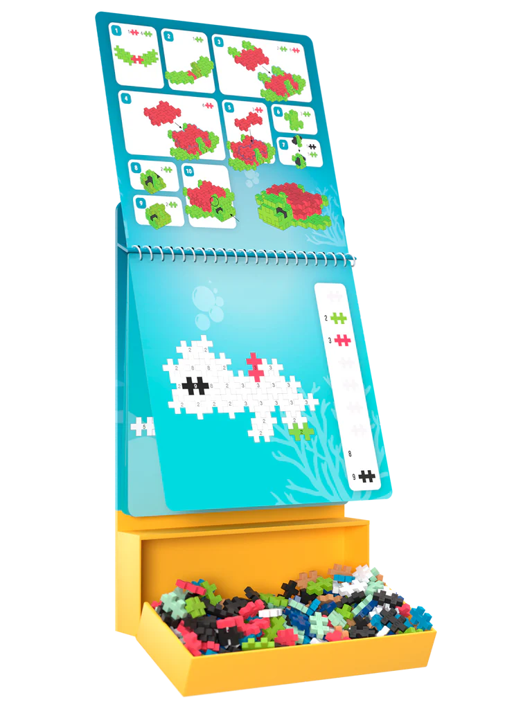 Plus-Plus Puzzle By Numbers Activity Pad - Ocean