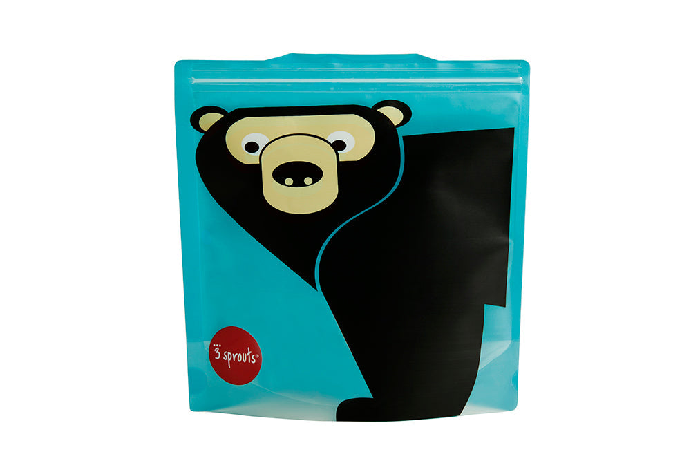 3 Sprouts Sandwich Bag (2 pack) - Bear