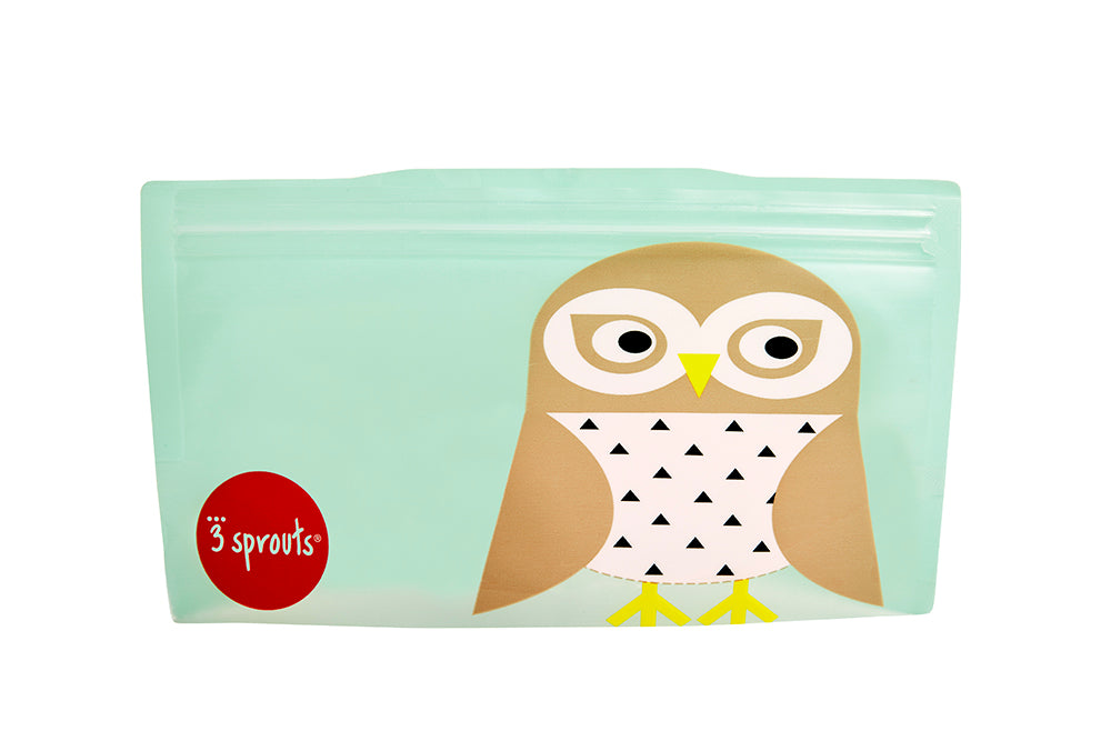 3 Sprouts Snack Bag (2 pack) - Owl