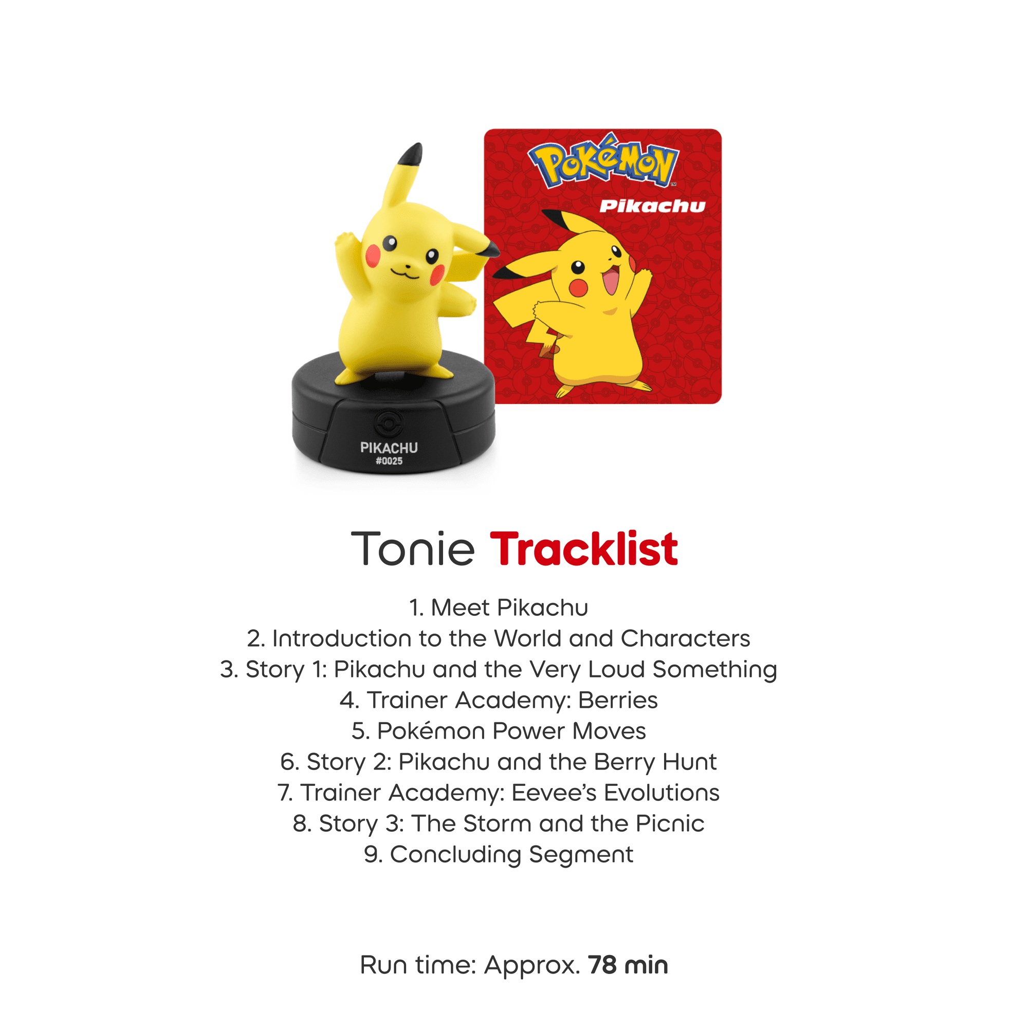 Tonies Toniebox 2 Starter Set Lightning Yellow Pikachu – Screen-Free Audio Player for Kids with Pokémon Pikachu Tonie (Ages 1+)
