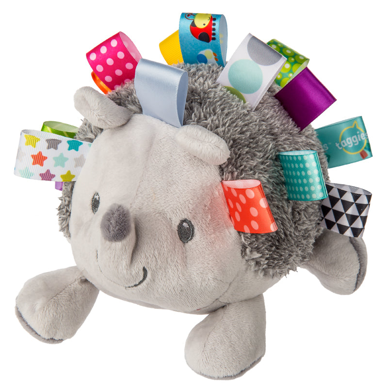 Mary Meyer Taggies Heather Hedgehog 8" Soft Toy – Tag-Textured Sensory Plush for Babies