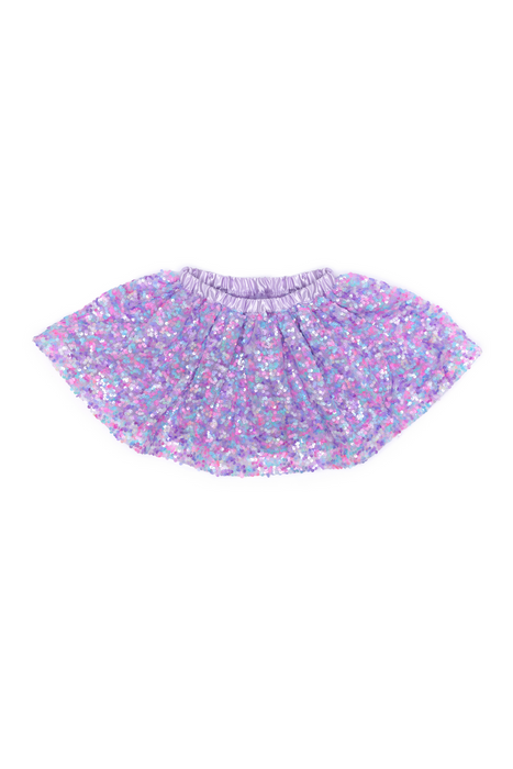 Great Pretenders Purple Party Sequins Skirt, Size 4-6