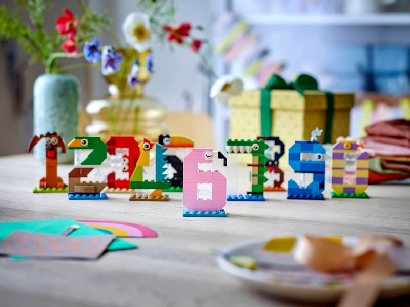 LEGO Birthday Numbers Building Set (40807) – Fun Personalised Birthday Gift