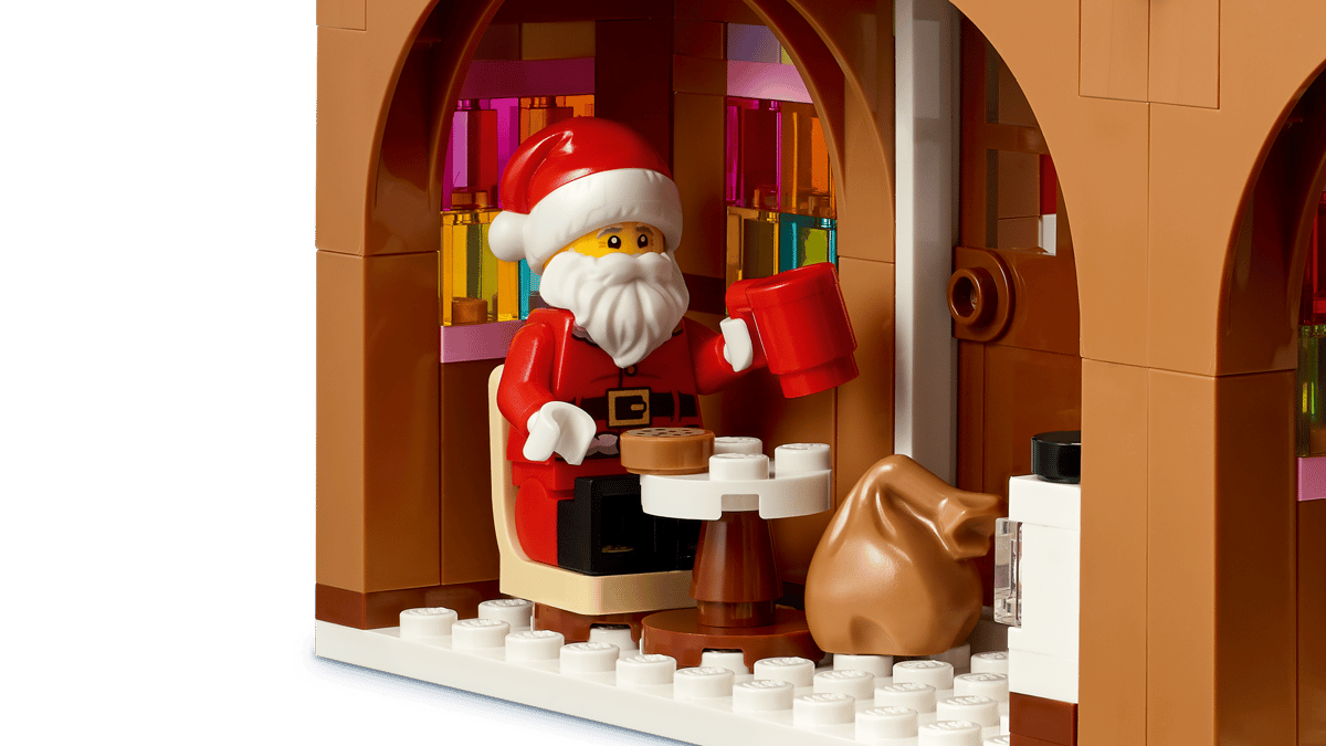 LEGO Festive Gingerbread House – Holiday Christmas Building Set (Ages 8+, 340 Pieces) (40809)