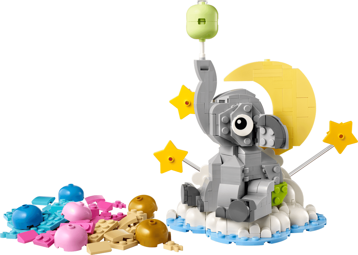 LEGO Baby Elephant in the Sky (40814) – Cute Gift Building Set for Kids