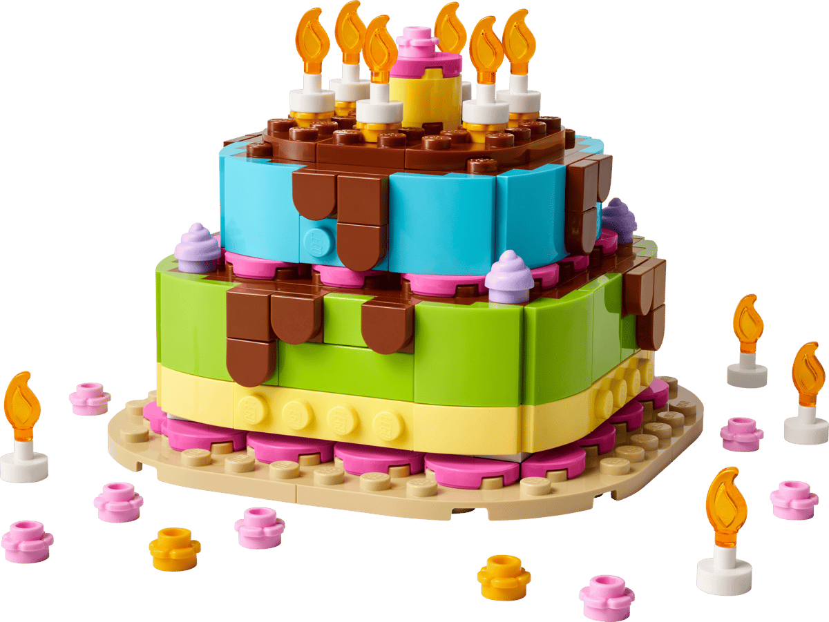 LEGO Birthday Party Cake (40815) – Fun Birthday Celebration Building Set