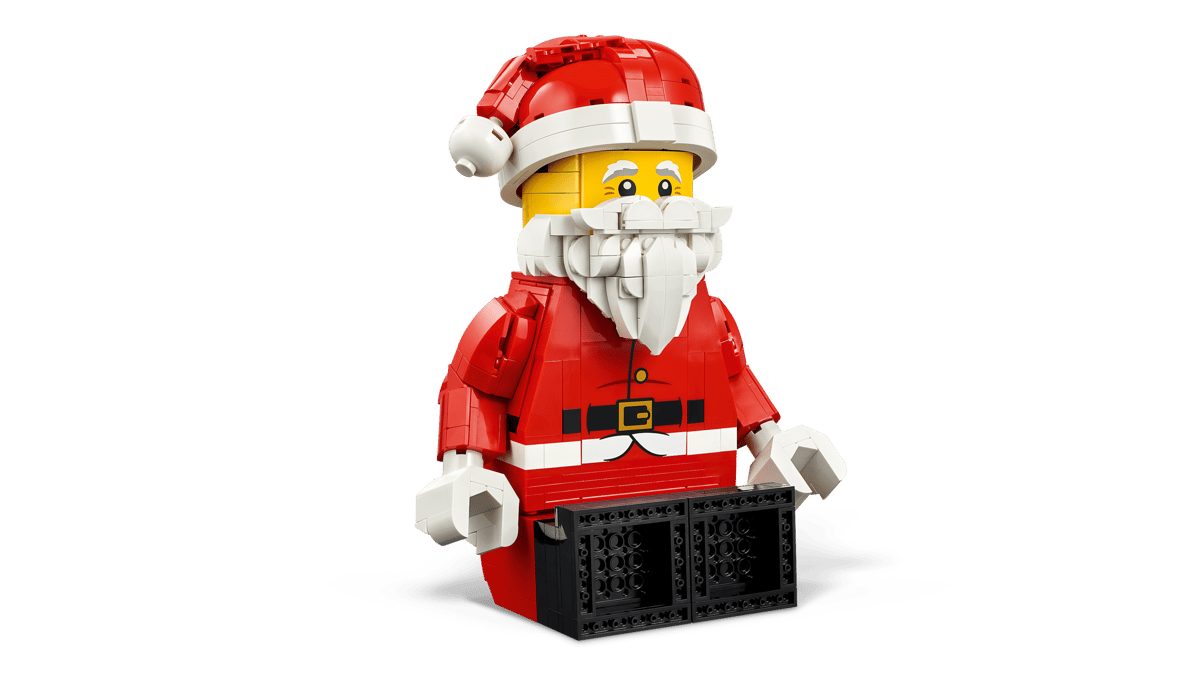 LEGO Up-Scaled Santa Minifigure – Giant Buildable Santa Display Set for Adults (Ages 18+, 528 Pieces) (40820)