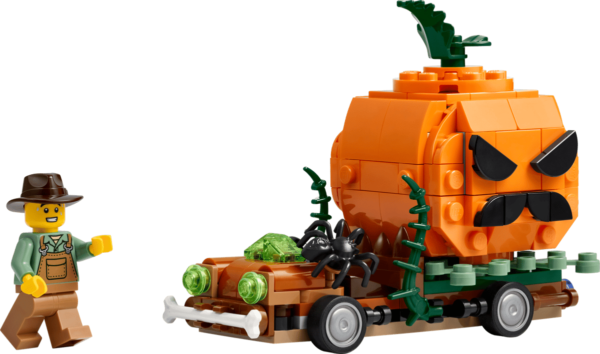 LEGO Seasons and Occasions Jack-O'-Lantern Pickup Truck (40822) | Seasons and Occasions Building Set for Ages 6+