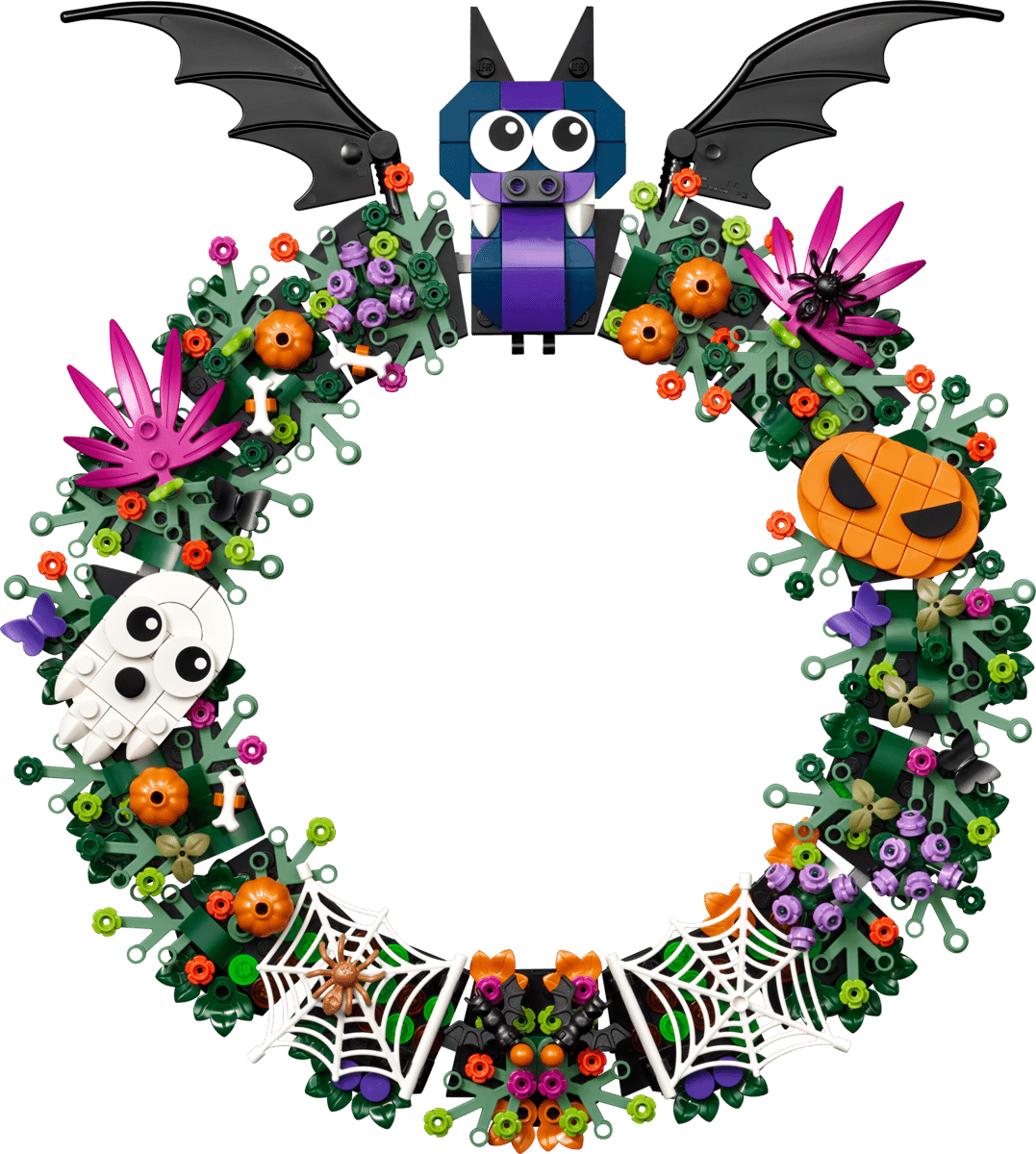 LEGO Seasons and Occasions Halloween Wreath (40825) | Seasons and Occasions Building Set for Ages 6+