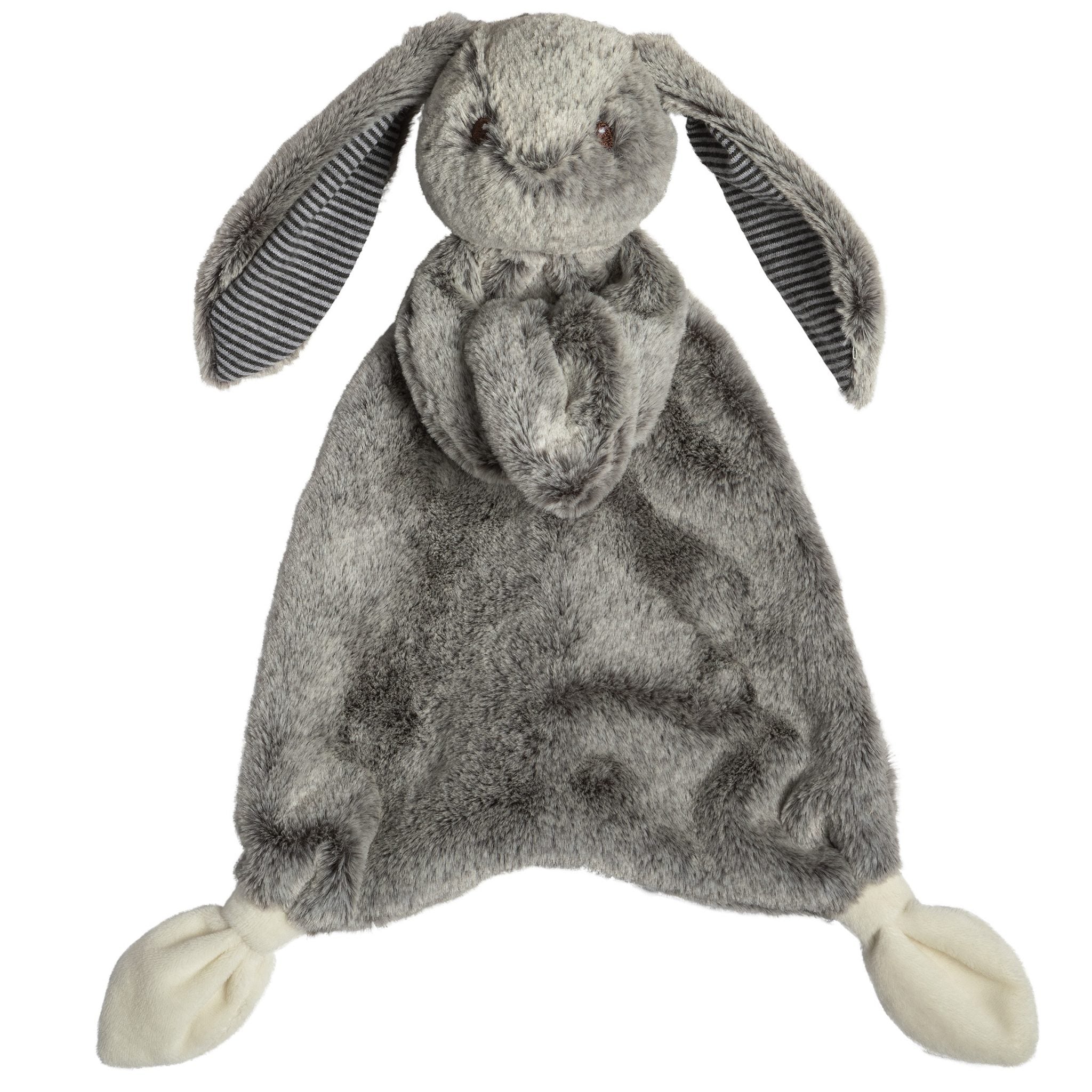 Mary Meyer Silky Bunny Lovey Grey 13" – Soft Security Blanket Stuffed Bunny