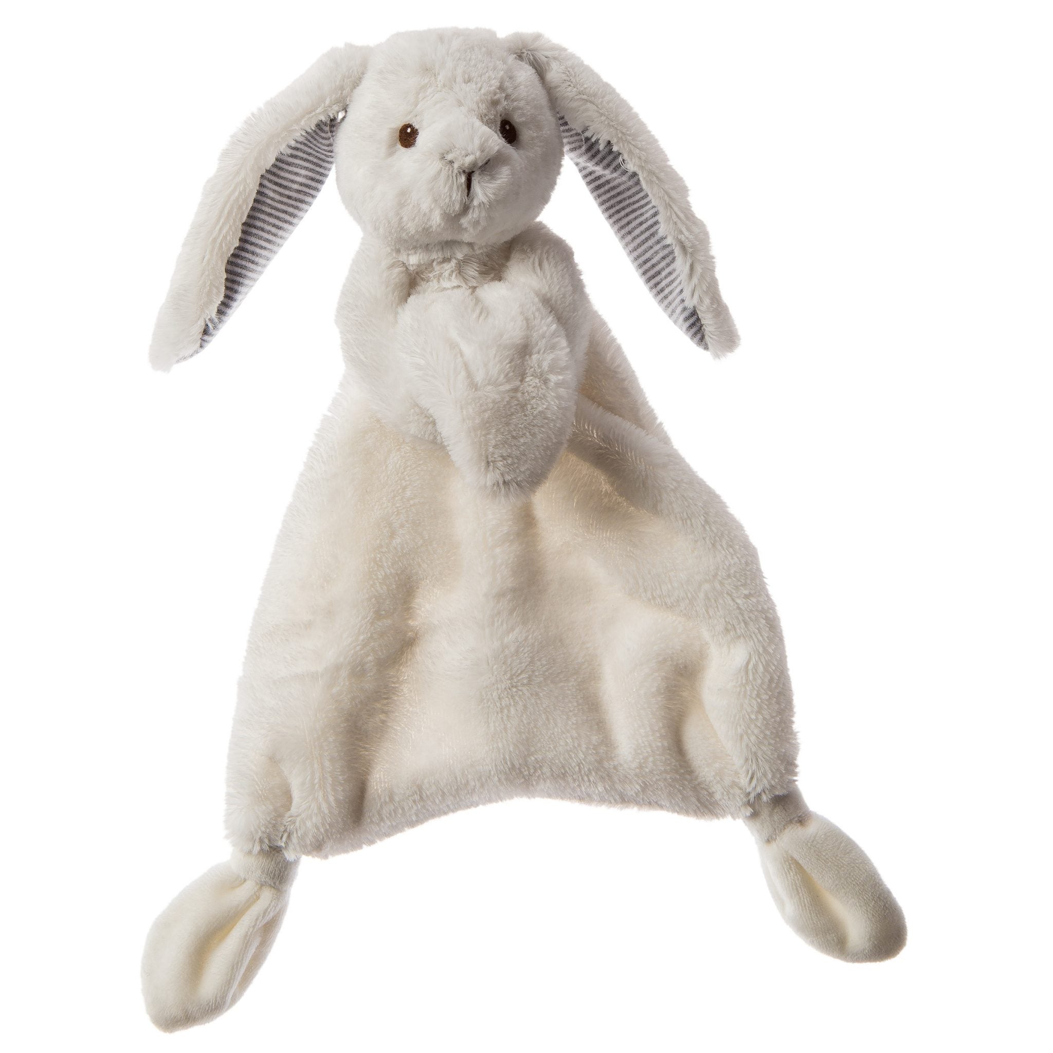Mary Meyer Silky Bunny Lovey White 13" – Soft Security Blanket Stuffed Bunny