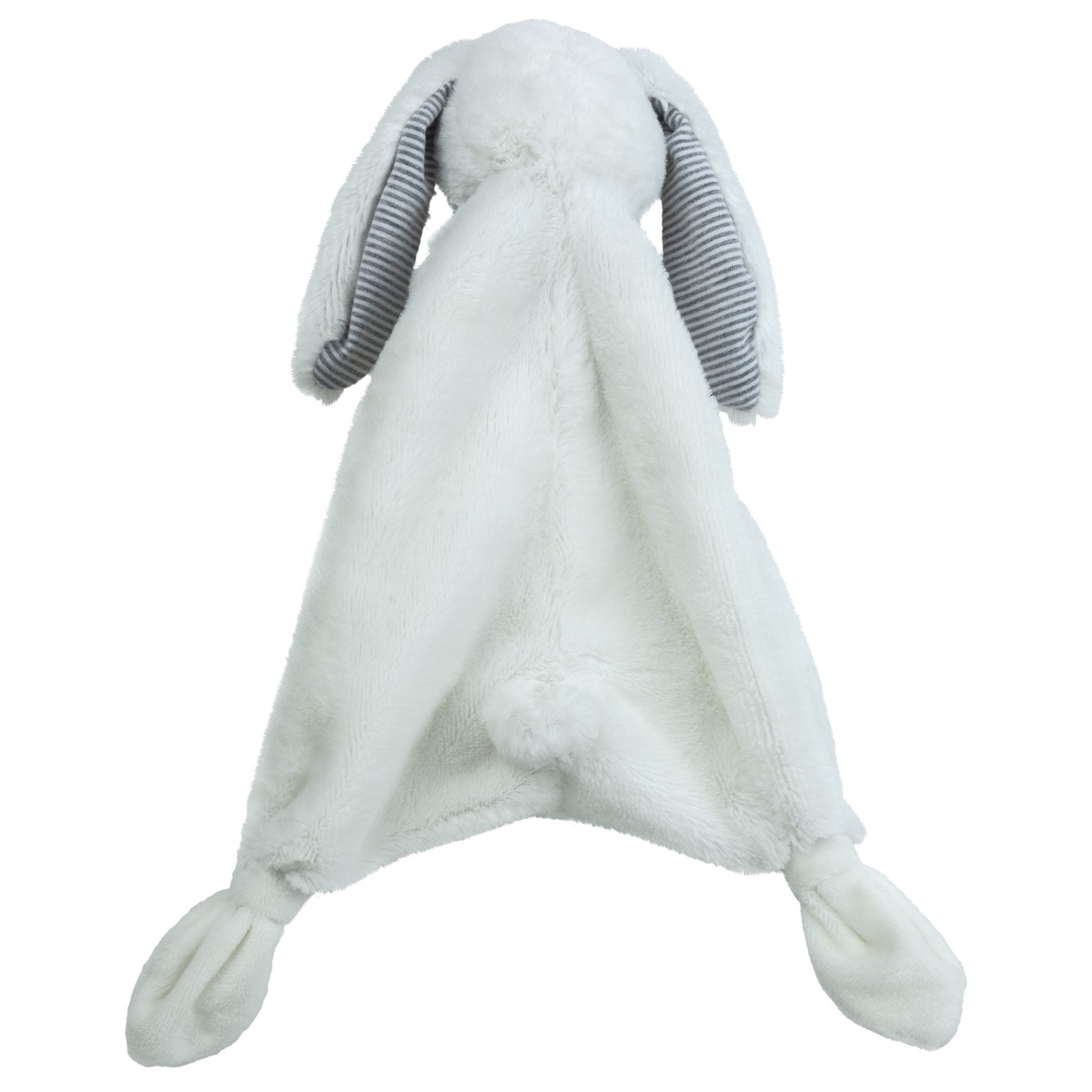 Mary Meyer Silky Bunny Lovey White 13" – Soft Security Blanket Stuffed Bunny