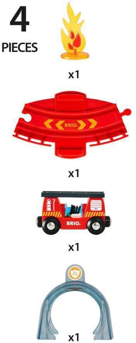 Brio Smart Tech Sound Fire Rescue Set