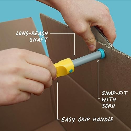 MakeDo Discover 126-Piece Cardboard Construction Tool Kit – STEM Maker Kit for 2-5 Kids (Ages 5+)