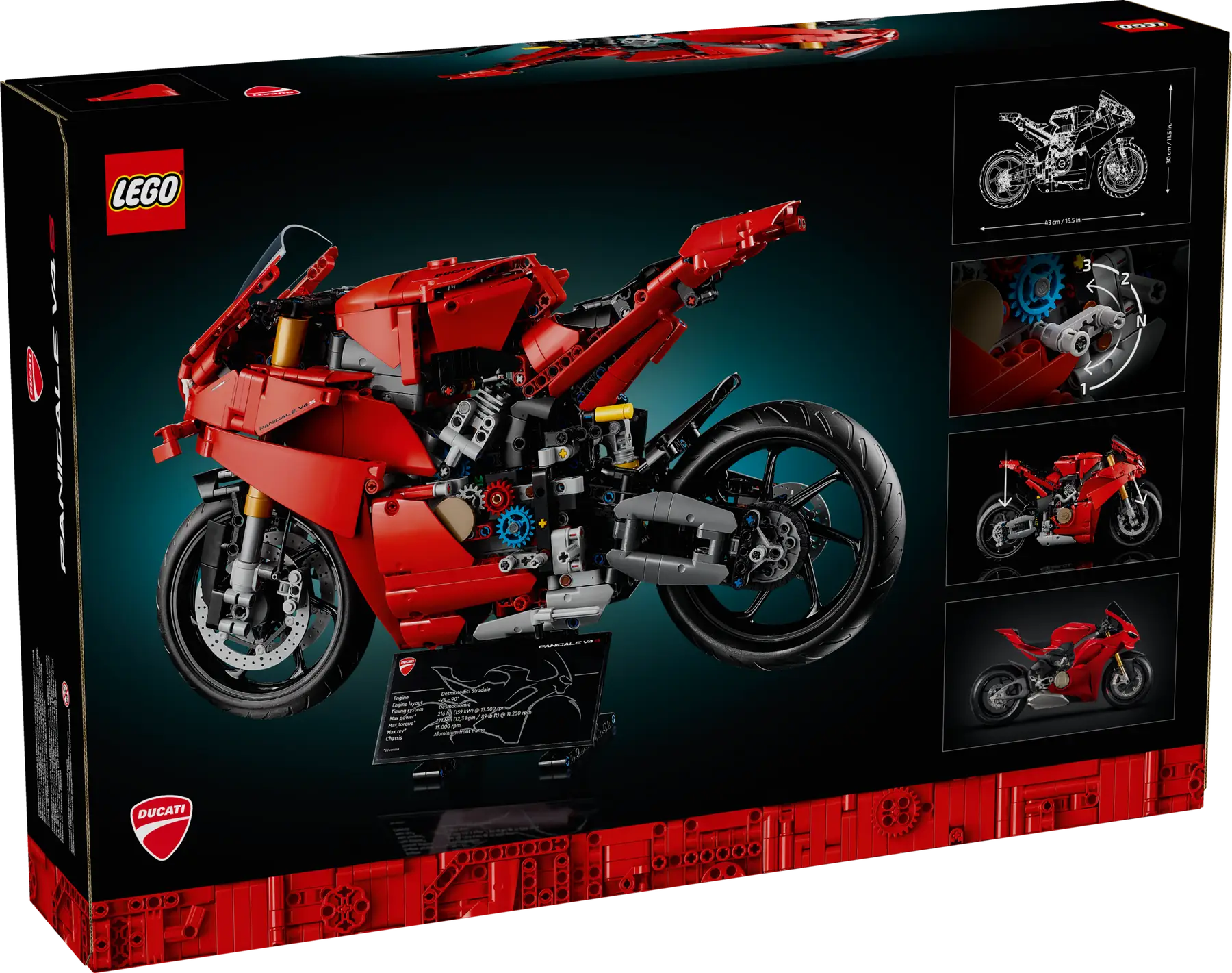 Lego Technic Ducati Panigale V4 S Motorcycle (42202)