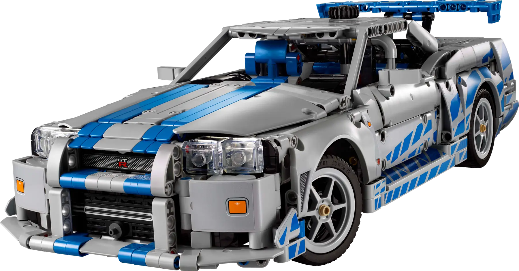 Lego 2 Fast 2 Furious Nissan Skyline GT-R (R34) Car (42210)