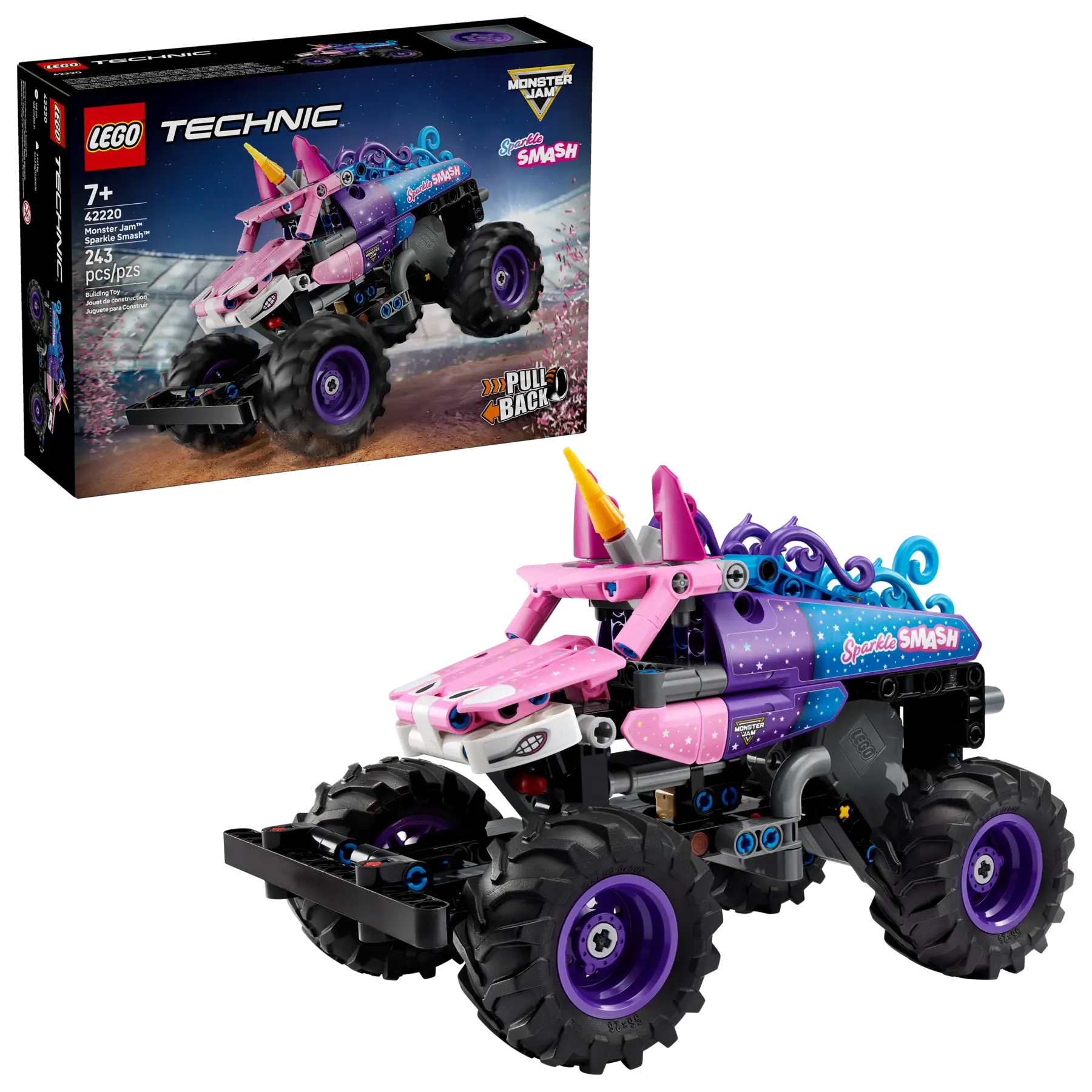 Lego Monster Jam™ Sparkle Smash™ Pull-Back (42220)