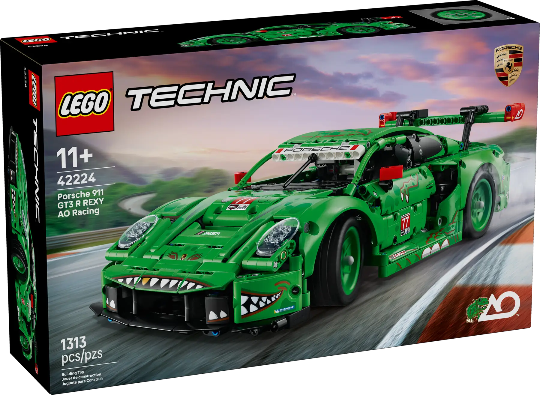 Lego Porsche 911 GT3 R REXY AO Racing Car (42224)