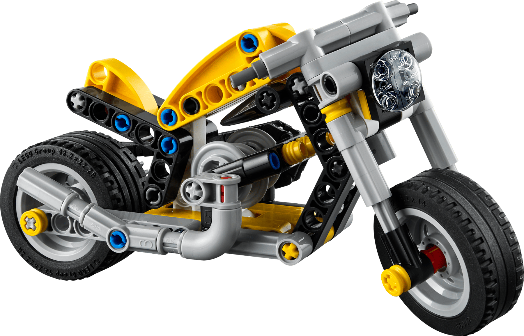 Lego Technic Yellow Motorcycle