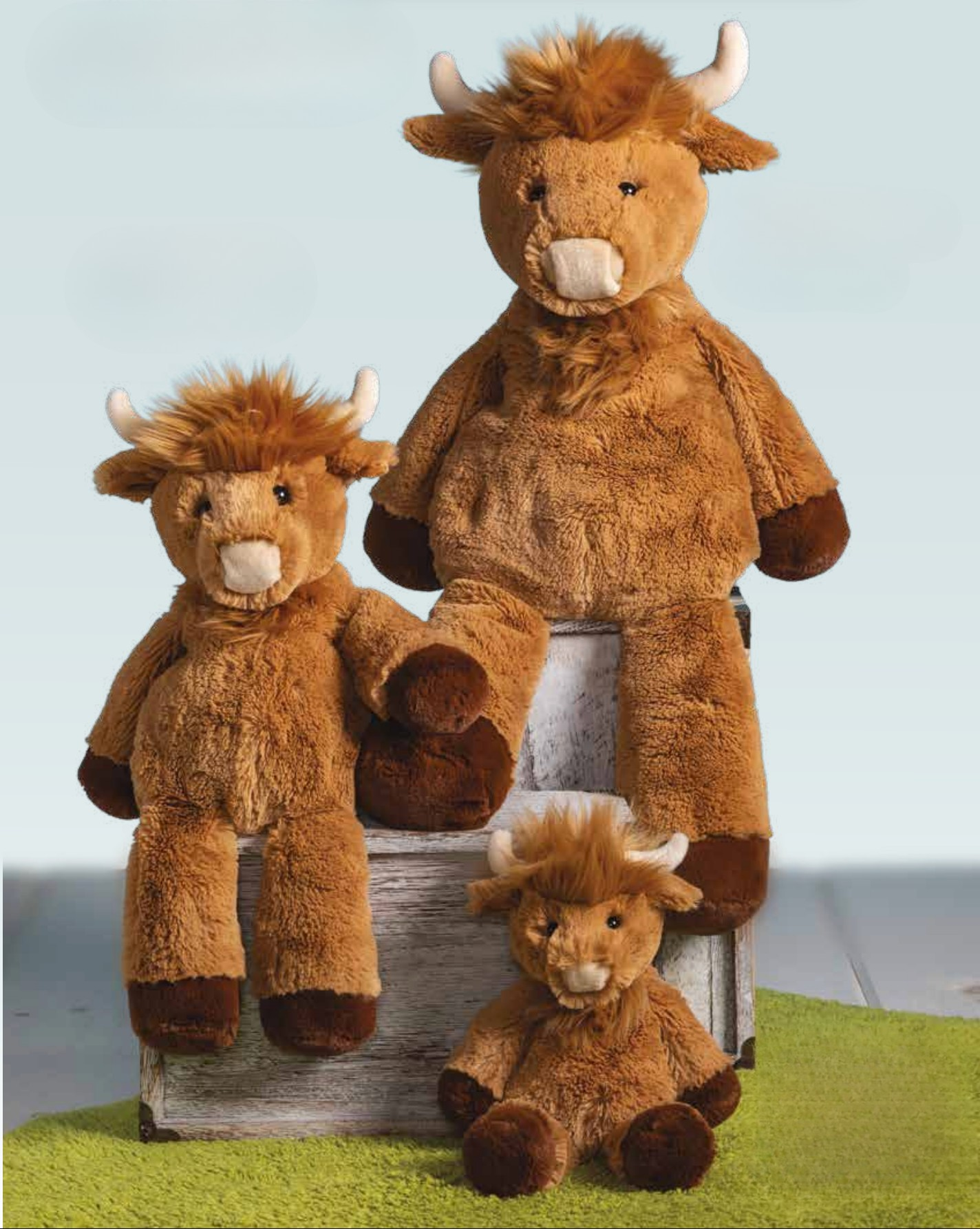 Mary Meyer Marshmallow Zoo Hagrid Highland Cow 13" – Ultra-Plush Stuffed Animal