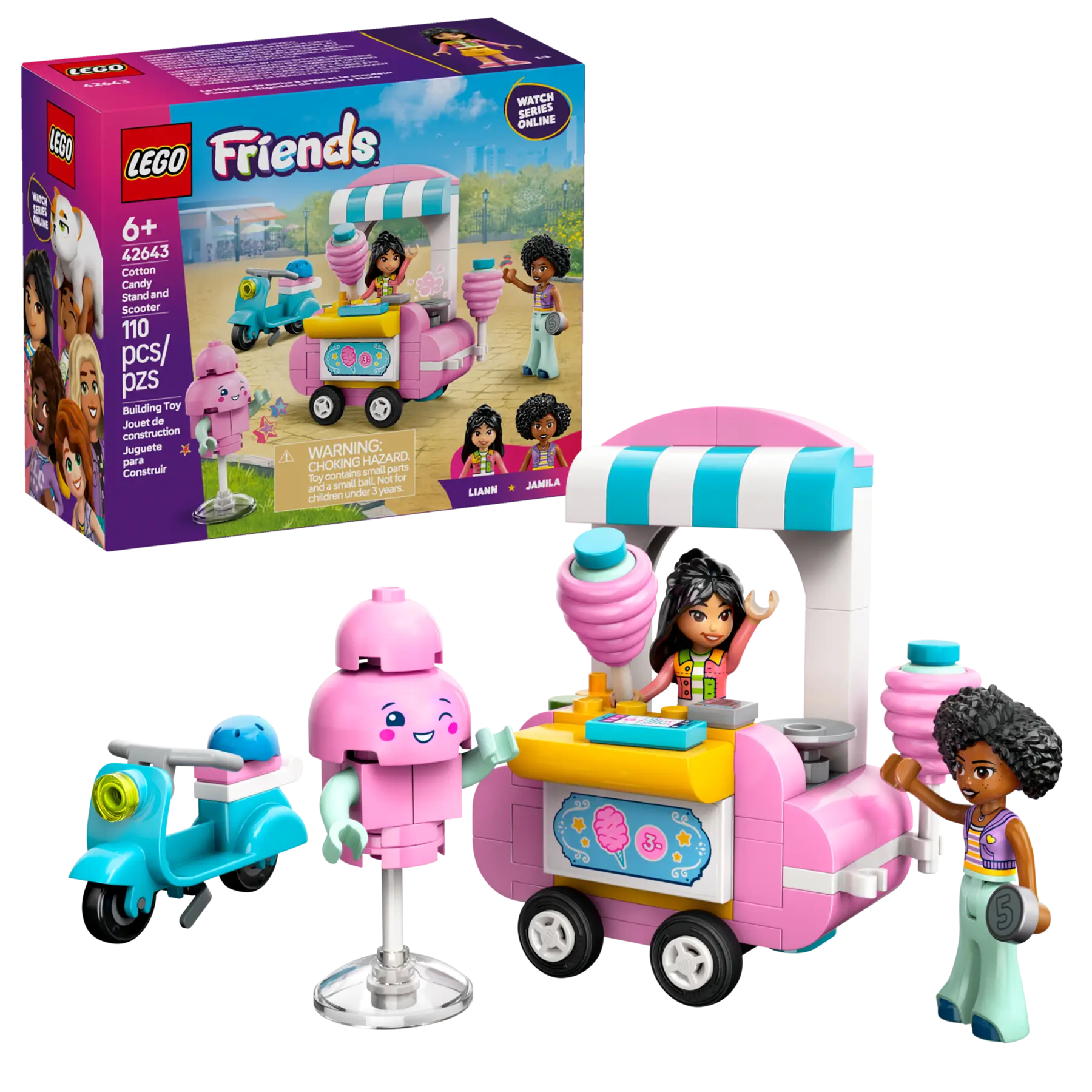 Lego Cotton Candy Stand and Scooter (42643)
