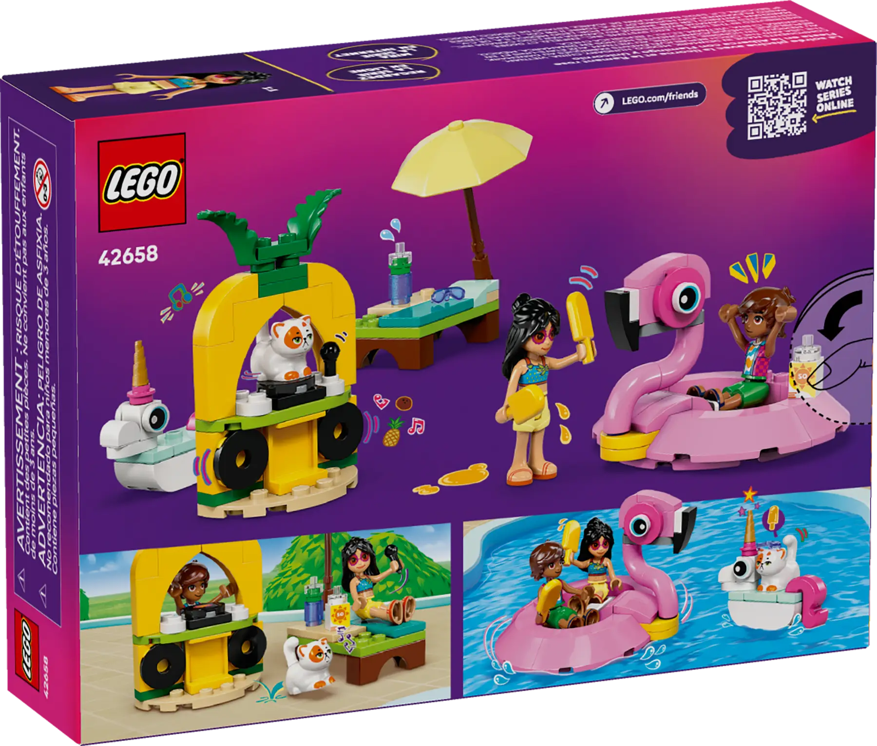 Lego Unicorn & Flamingo Pool Party (42658)