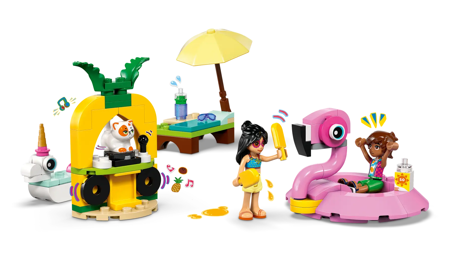 Lego Unicorn & Flamingo Pool Party (42658)