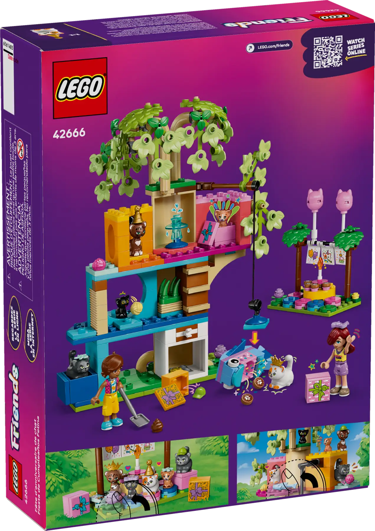 Lego Cat Birthday Party & Tree House (42666)