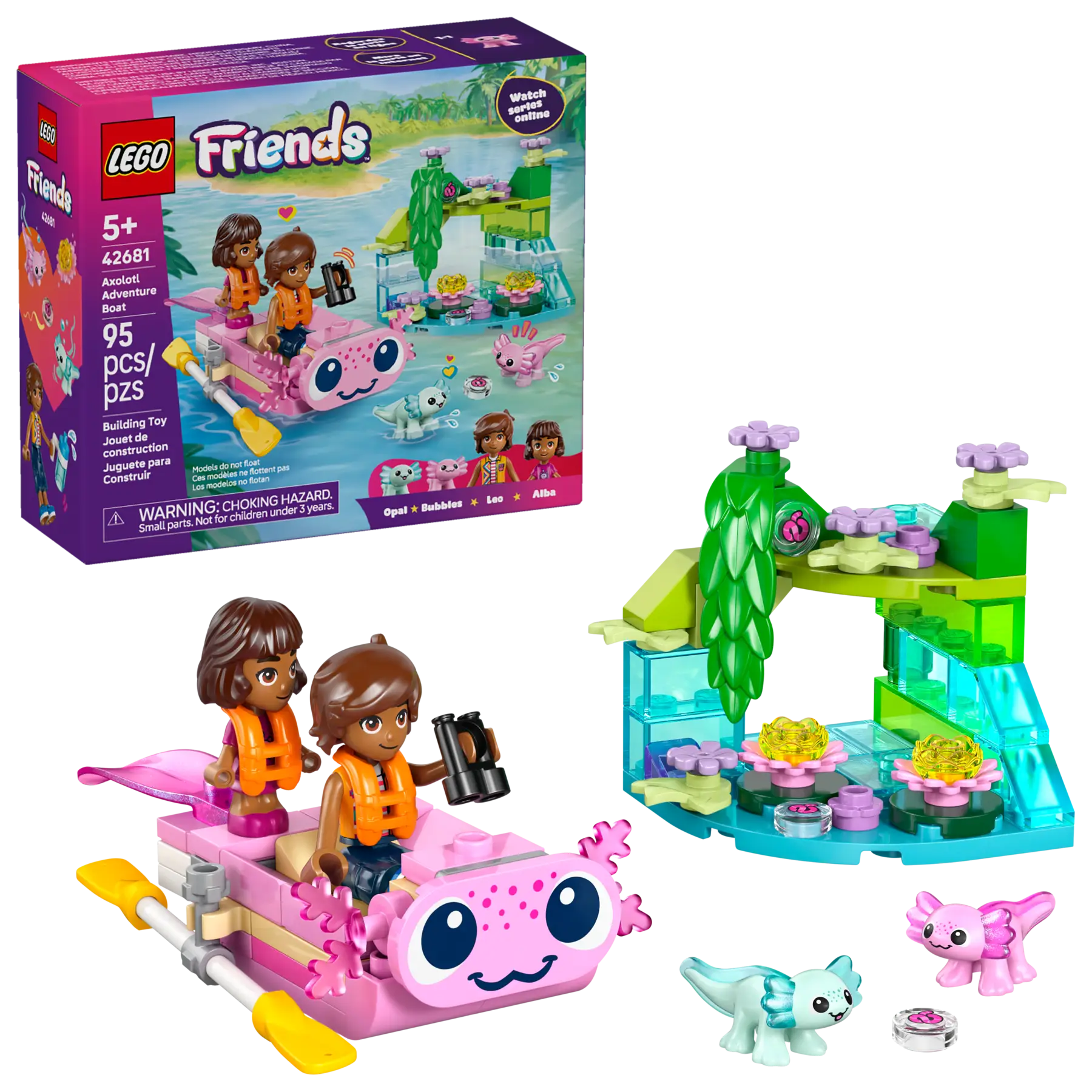 Lego Axolotl Adventure Boat  (42681)