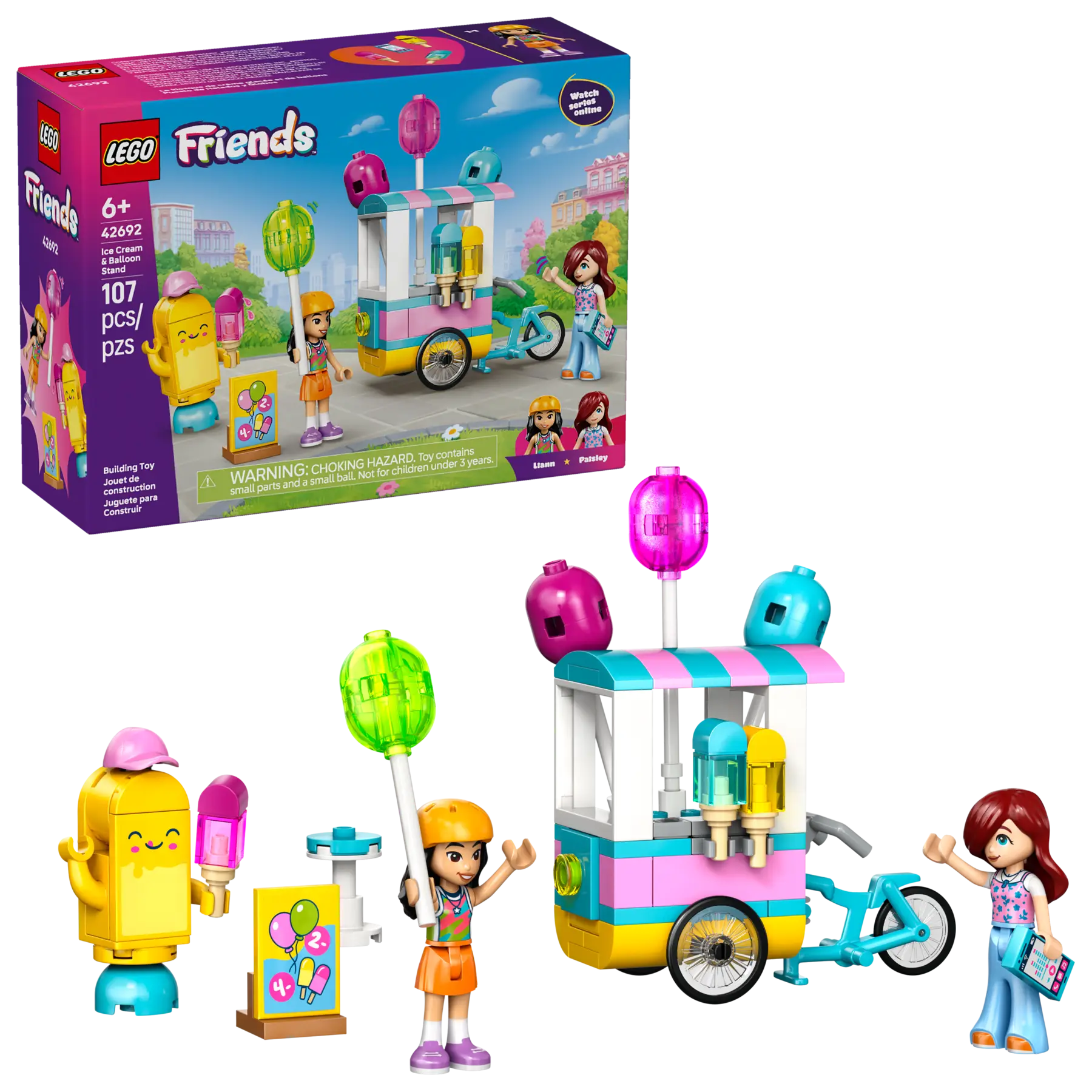 Lego Ice Cream & Balloon Stand  (42692)