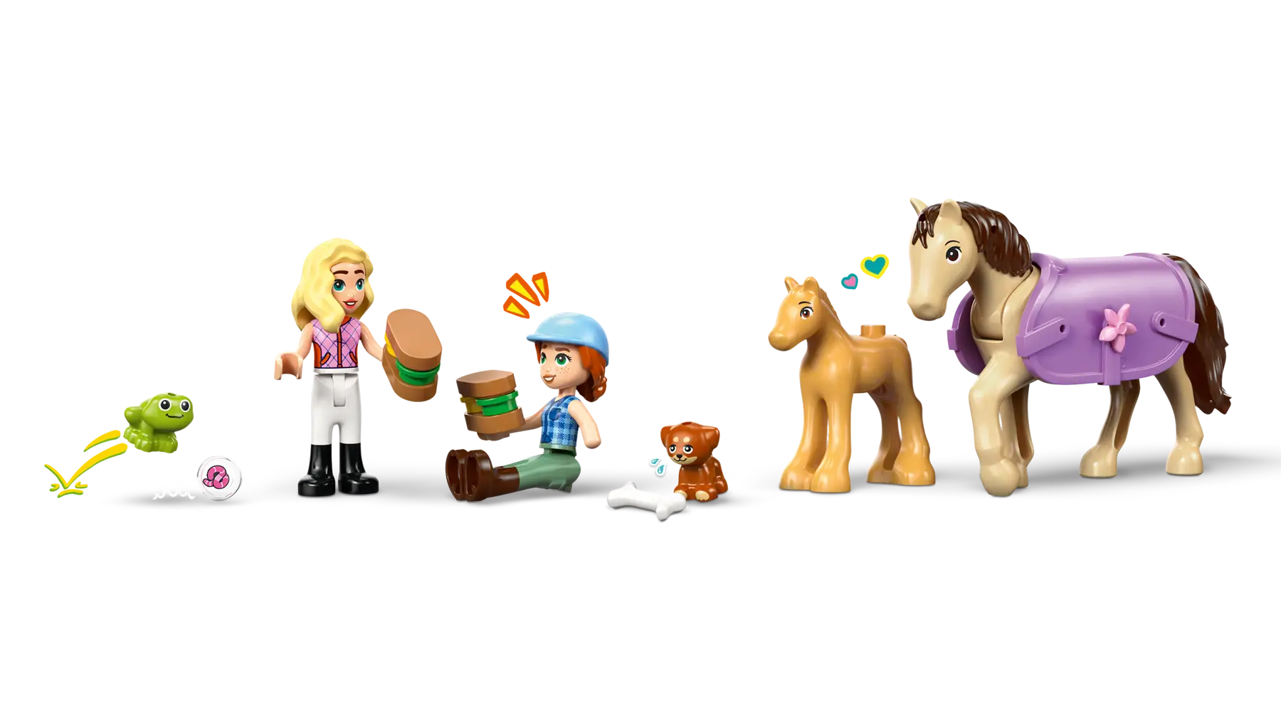 Lego Horse & Baby Foal Trailer  (42695)