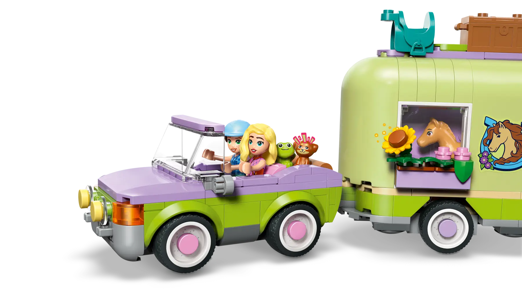 Lego Horse & Baby Foal Trailer  (42695)