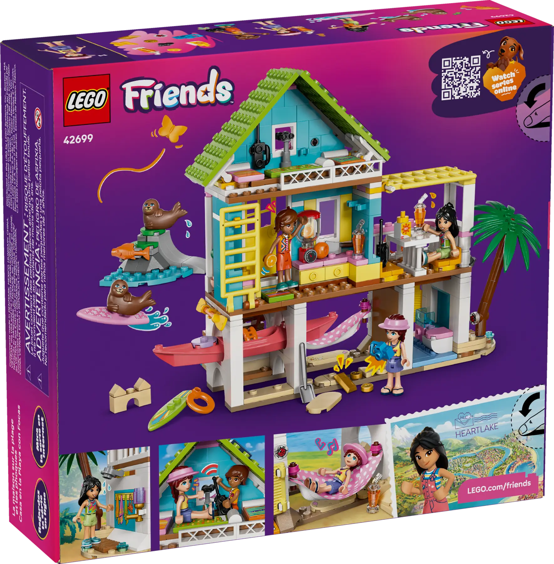 Lego Beach House with Seals  (42699)