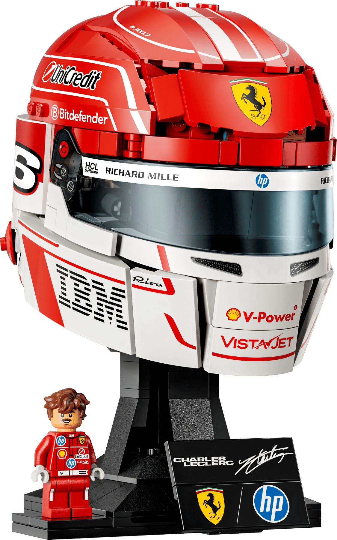 LEGO Editions Scuderia Ferrari HP Charles Leclerc Helmet [43014]